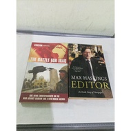 Imported book Max Hastings Editor AN Inside Story of Newspapers and BBC News the Battle for Iraq/per