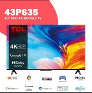Android TV 43 Inch TCL UHD 4K Digital 43P635 Google TV Android 11