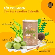Spirulina Chlorella Diet Food (Collagen Shake Apple Juice) Collagen Powder - 300gr