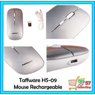 Taffware HS-09 Wireless Rechargeable USB Mouse 1600 DPI - Rechargeable Mouse/Wireless Recharge Mouse