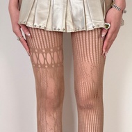 Fishnet Stockings Style ab Sweet Cool Design Jumpsuit y2k Lace Hollow Out Kuromi Girl Millennial Nic