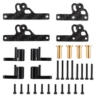 Carbon Fiber Shock Absorber Adjustable Mount Seat for SCX24 Black Upgrade Spare Parts Accessories