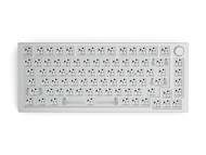 Glorious Gaming GMMK PRO 75% Barebones White (Frame Only) - Modular Mechanical Gaming Keyboard, TKL 