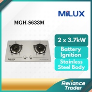 Milux 3.7kW Stainless Steel Body Cooker Hob 【FREE IGNITION BATTERY】MGH-S633M / Milux 4.25kW MGH-S634