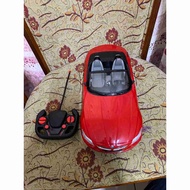 USED Rastar BMW Z4 RED RC Remote Control Car 27Mhz working (Hard body shell)
