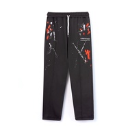 FURISTIC GRAY SWEATPANT paint splattered pants 100% cotton