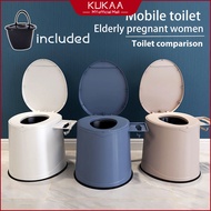 Tandas Duduk Mudah Alih Adult Toilet Bowl Elderly Pregnant Women Adult Seat Cover Toilet Indoor Plastic Toilet Bowl 马桶