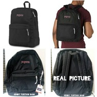 ORIGINAL Jansport Black Label Superbreak Black 25L Men's and Women's Backpack