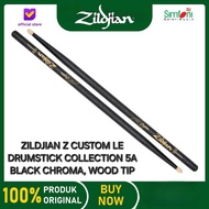 ZILDJIAN Z5ACB-ZC Z CUSTOM LE DRUMSTICK COLLECTION 5A BLACK CHROMA WOOD TIP / DRUM STIK / STIK DRUM