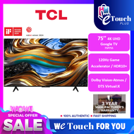 TCL TV 4K Ultra HD P755 I GOOGLE TV Series / Android Smart 4K UHDR LED TV ( 50" / 55" / 65 / 75 inch