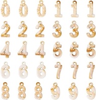 Acrylic Number Letter Charms for DIY Personalized Name Necklace Bracelet Jewelry Making, Imitation G