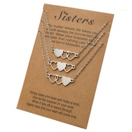 san* Stainless Steel Best Friend Necklace Suitable for 3 Sister and 3 Friends
