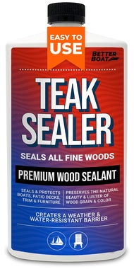Teak Cleaner Brightener for Wood Teak Oil or Teak Sealer for Boats, Indoor Furniture, Shower Stool &