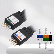 CON Motherboard Front Panel Connector Wire 2Pin To 9Pin Motherboard Power Switches Reset Easy Instal