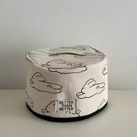 Bowknot Tissue Paper Storage Box Tissue Storage Table Decor Napkin Tissue Box Space-saving Roll Pape