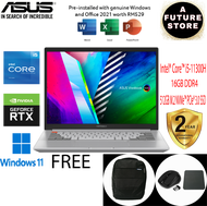 Asus Vivobook Pro 14X OLED N7400P-CKM191WS 14" 2.8K Laptop ( I5-11300H, 16GB, 512GB SSD, RTX3050 4GB, W11, HS )