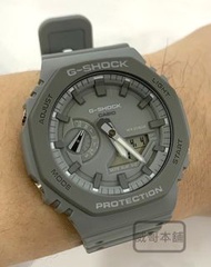 【威哥本舖】Casio台灣原廠公司貨 G-Shock GA-2110ET-8A 農家橡樹 八角雙顯錶