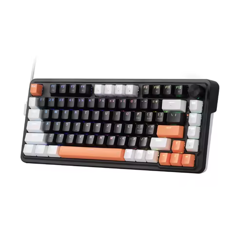 Redragon K714 Rapid Trigger HE Gaming 75% 81 Keys Wired Mechanical Keyboard,Hyper-Fast Actuation Mag