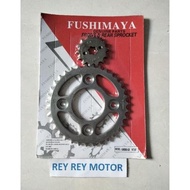 Gear Pres/Set Depan Belakang Karisma/Supra X 125 428-35T/14T