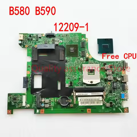 12209-1 For LENOVO Ideapad B580 B590 Laptop Motherboard F5101 X3101 48.4XB01.011 Mainboard SLJ8C N13