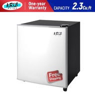 KRIB BLING 2.3cu. Ft. Small Bar Refrigerator Inverter With Freezing Mini Fridge Single Door