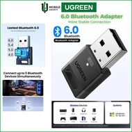 UGREEN USB Bluetooth 6.0 Adapter Receiver Transmitter EDR Dongle PC Wireless Transfer Headphone Spea