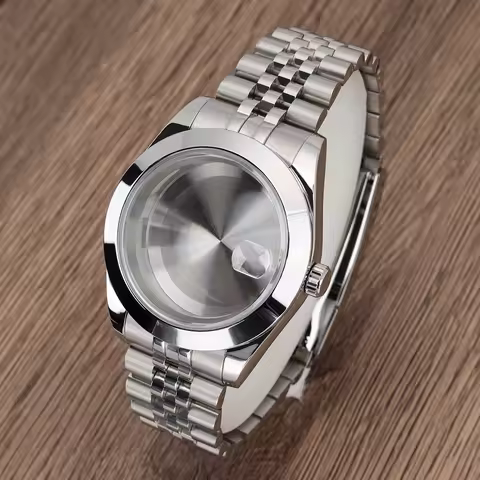 36mm/39mm Watch Case Sapphire For DJ SK Nh35 Nh36 Nh34 Miyota 8215 Jubilee Bracelet Business Sports 