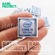 Cheap INTEL CORE i5 8th Gen Embossed PC Resin Stickers