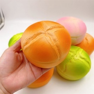 Slow Rebound Squishy Decompressed Toy 10cm Simulation Cross Bread Soft Pu Bread Baking Props Toys