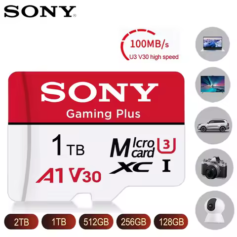 SONY TF Memory Card UP TO 100Mb/s High Speed Micro SD Card 128GB 512GB 2TB U3 V30 SD/TF Flash Cards