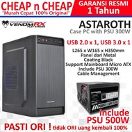 VenomRX Inarius + PSU 500W Case Casing PC Komputer Venom RX Kingpin