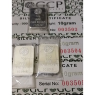 Silver Bar 999 GCP 10g Milkspot