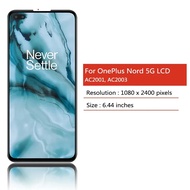 TFT LCD Screen For OnePlus One plus Nord LCD Display Touch Screen Digitizer Panel For 1+Nord 5G AC20