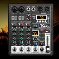 [Finevips1] Audio Mixer Portable USB DJ Controller Sound Mixer for