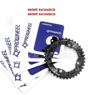 Chainring Prowheel 32 36T 38T BCD 104 BCD double bicycle chainring