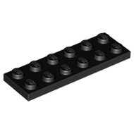 Lego 3795 part Plate 2 x 6 black