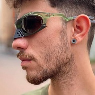 MATA Viral Sporty Glasses, Trendy, Suitable for Running, Durable, Trendy, Run Glasses, Strong, Ice G