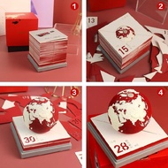 ◈✈☾3d paper sculpture earth desk calendar earth paper sculpture calendar paper earth calendar 3d ear