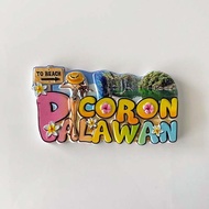 Philippine tourist souvenirs - Boracay Colon Island scenic three-dimensional refrigerator magnets fo