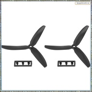 1 pair 5030 3-Blades Direct Drive Propeller Prop CW/CCW for RC Airplane Aircraft (Black)