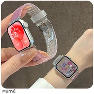 Glitter Clear Silicone Watch Band for Huawei Watch Fit 3 Huawei Fit3 Smart Watch Replacement Wrist Strap Accessories