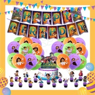 ParteeTime Kids Birthday Party Celebration Decoration Set Encanto 4 in 1 Majlis Sambutan Hari Jadi K