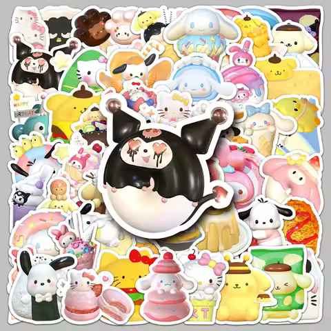 Hello Kitty Puzzle Stickers: Interactive, Waterproof Stickers