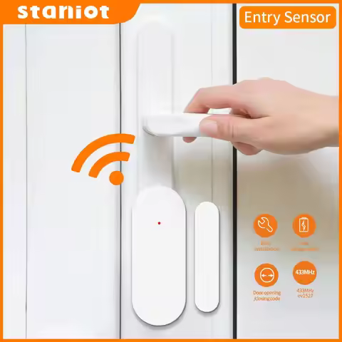 Staniot DS100 433mhz Alarm Accessories Smart Remote Control Wireless Door and Window Alarm Sensor Do