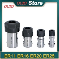 OUIO ER8 ER11 ER16 ER20 ER25 Chuck collet Spindle Motor Shaft Extension Rod Spindle Chuck  Tool Set 