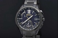 SEIKO 精工 SAGA271 Brightz 石英手錶 50 週年限量版 Solar Radio 男士鈦金屬 8B63 施華洛世奇 5P 黑色字母 [限量 800 只]