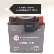 MODENAS CT115 (STARTER) / ACE115(STARTER) BATTERY YP5L-YB MAINTENANCE FREE BATERI MOTORSIKAL BATTERY