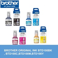 Brother BTD100BK/BTD100C/BTD100M/BTD100Y Genuine Ink Cartridge