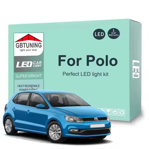 LED Interior Light Bulb Kit For VW Volkswagen Polo 6R 6C 9N 6N AW1 1994-2022 2023 Canbus Dome Trunk 