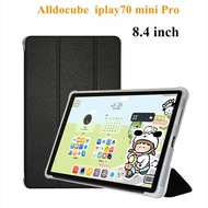 Ultra Thin Three Fold Stand Case For Alldocube iplay70mini Pro 8.4 inch Tablet Soft TPU  Cover For i